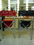 Shannon Fennell's make-up chairs