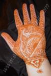 Henna hand design