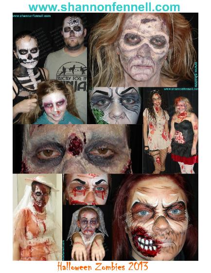 Zombie make-up