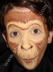 Monkey face painting